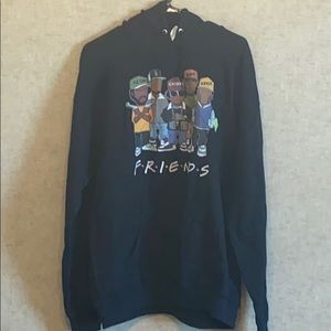 Black long sleeve hoodie
